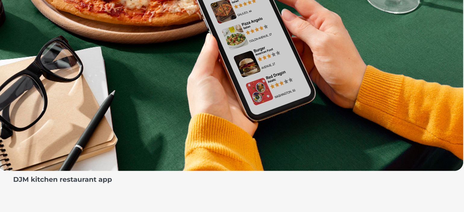 DJM Kitchen restaurant app